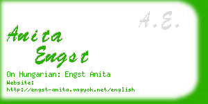 anita engst business card